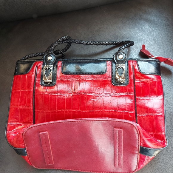 **3 For $50**                       M.C. Marc Chantal red bag - Picture 2 of 3